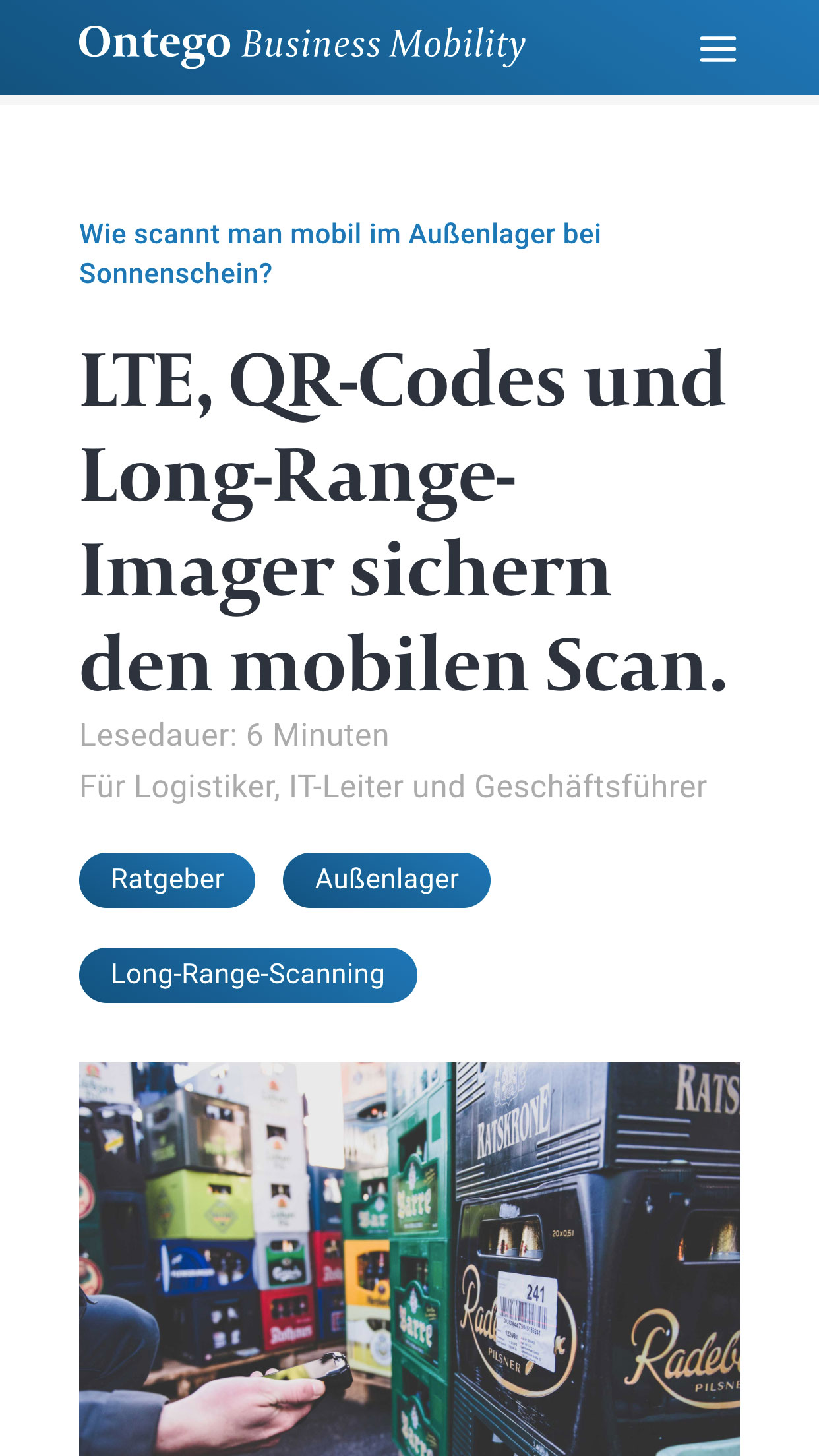 Resource Page Mobile Preview